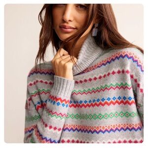 Boden Cashmere Turtleneck Sweater